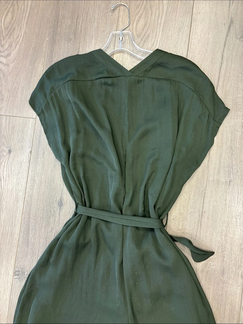 Anthropologie All in Favor Olive Green Jumpsuit - Picture 7 of 8